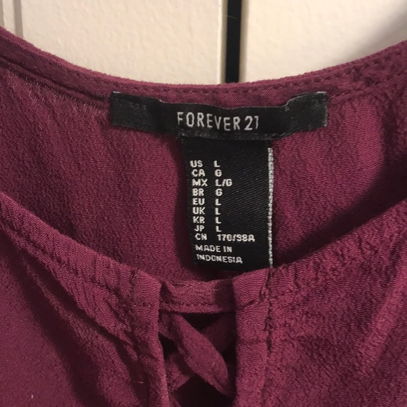 Forever 21 Crop Top Size L - Picture 2 of 4